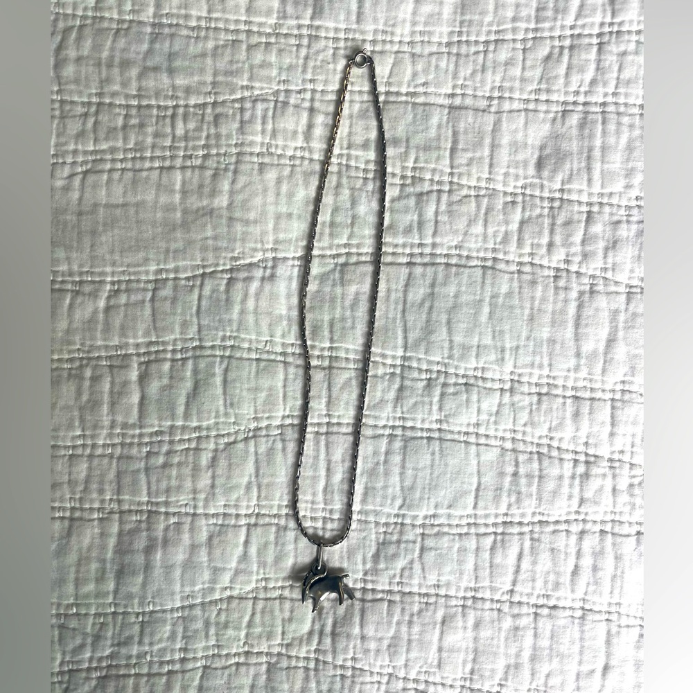 Silver Animal Pendant Necklace